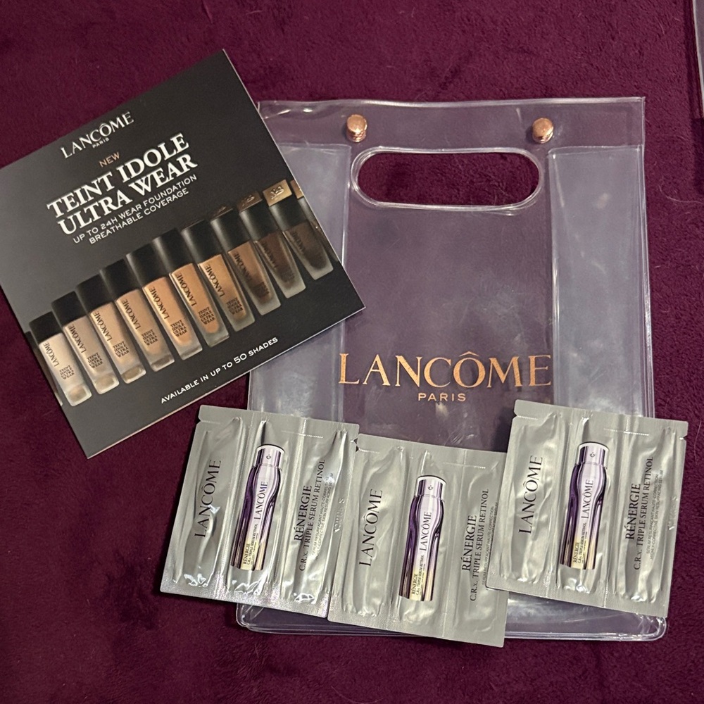 Lancôme Discovery Sample Set with Clear Bag